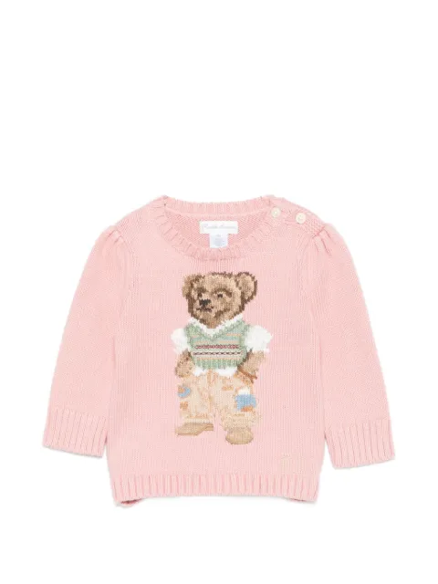POLO RALPH LAUREN KIDS jersey Polo Bear con cuello redondo