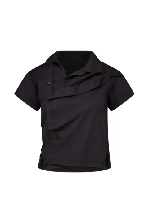 Natasha Zinko Shrunken Double polo shirt