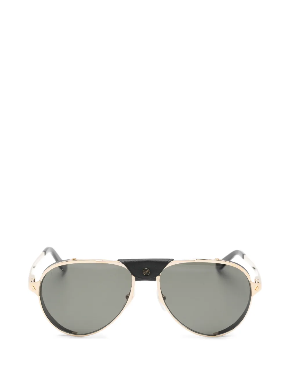 Cartier Eyewear Santos de Cartier Pilotenbrille - Gold