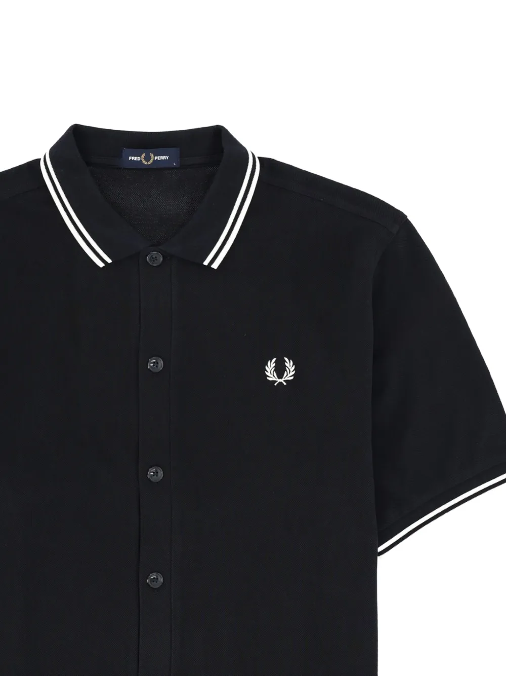 Fred Perry Piqué overhemd Blauw