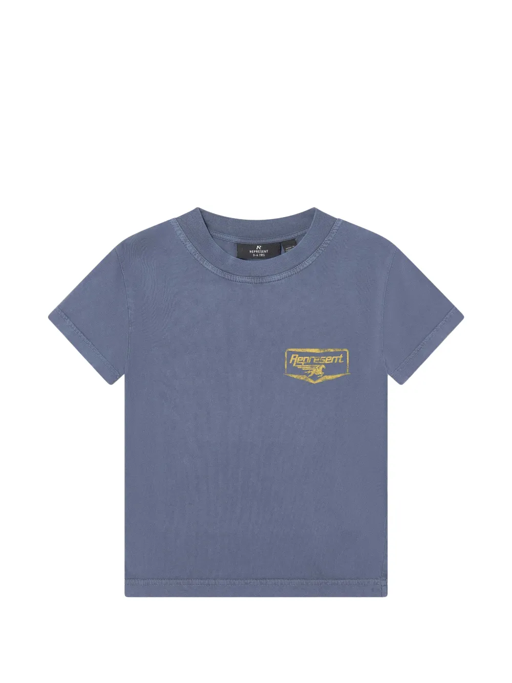 REPRESENT MINI logo-print cotton T-shirt - Blu