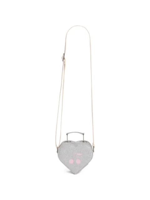 Bonpoint Mariha glitter heart-shaped shoulder bag