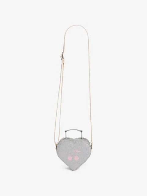 Bonpoint Mariha glitter heart-shaped shoulder bag