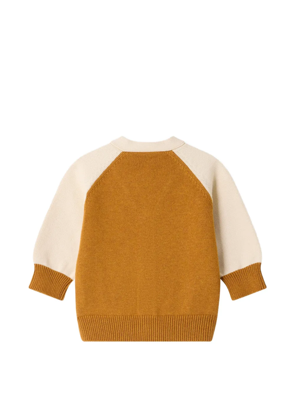 Bonpoint Marin vest met colourblocking en raglan mouwen Bruin