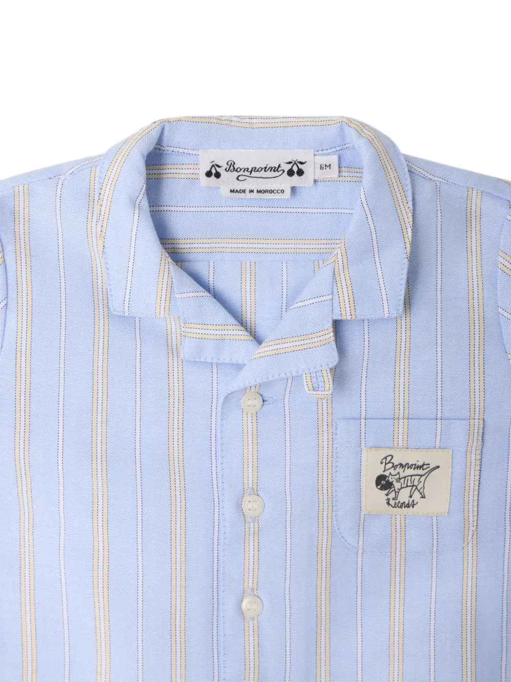 Bonpoint Maxime gestreept shirt Blauw