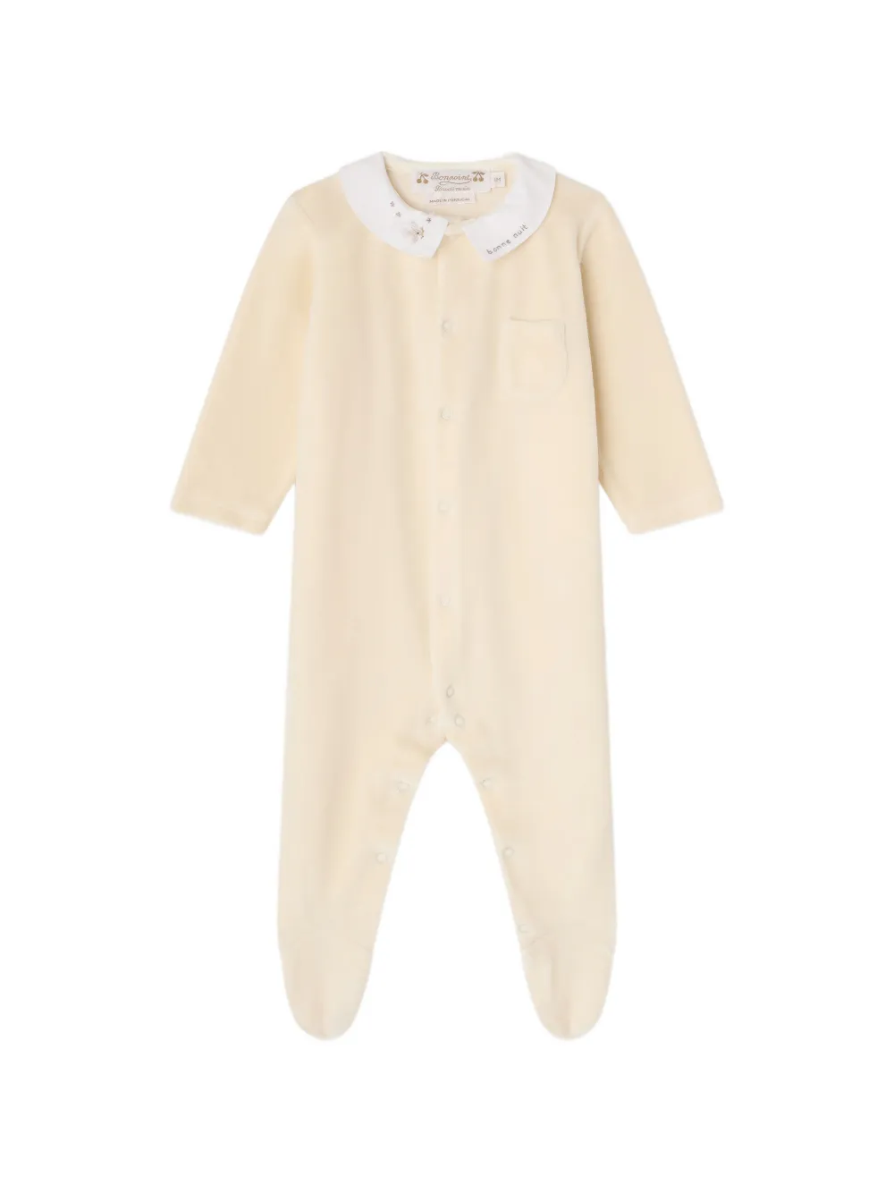 Bonpoint Tilouan Pyjama mit Stickerei - Gelb