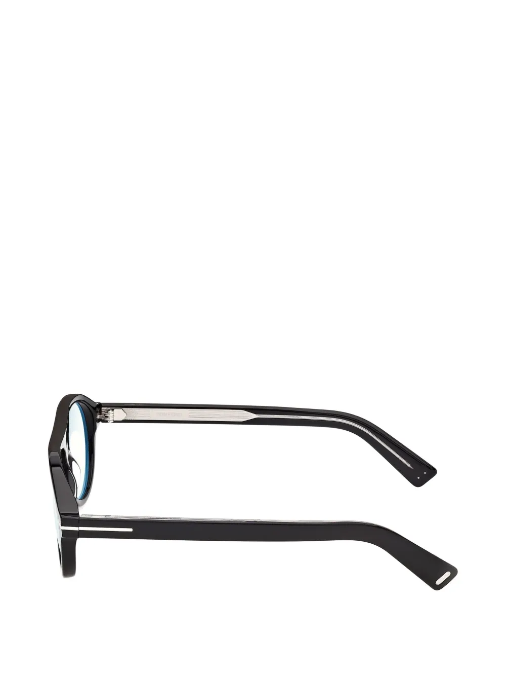 TOM FORD Eyewear Bril met piloten montuur Zwart