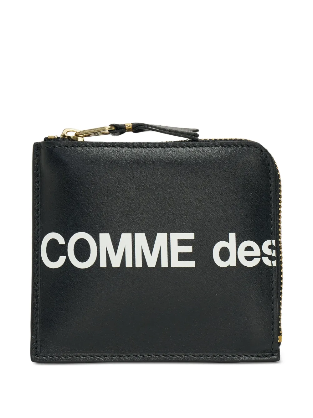 Comme Des Garçons Wallet Huge Logo L-shape wallet - Nero