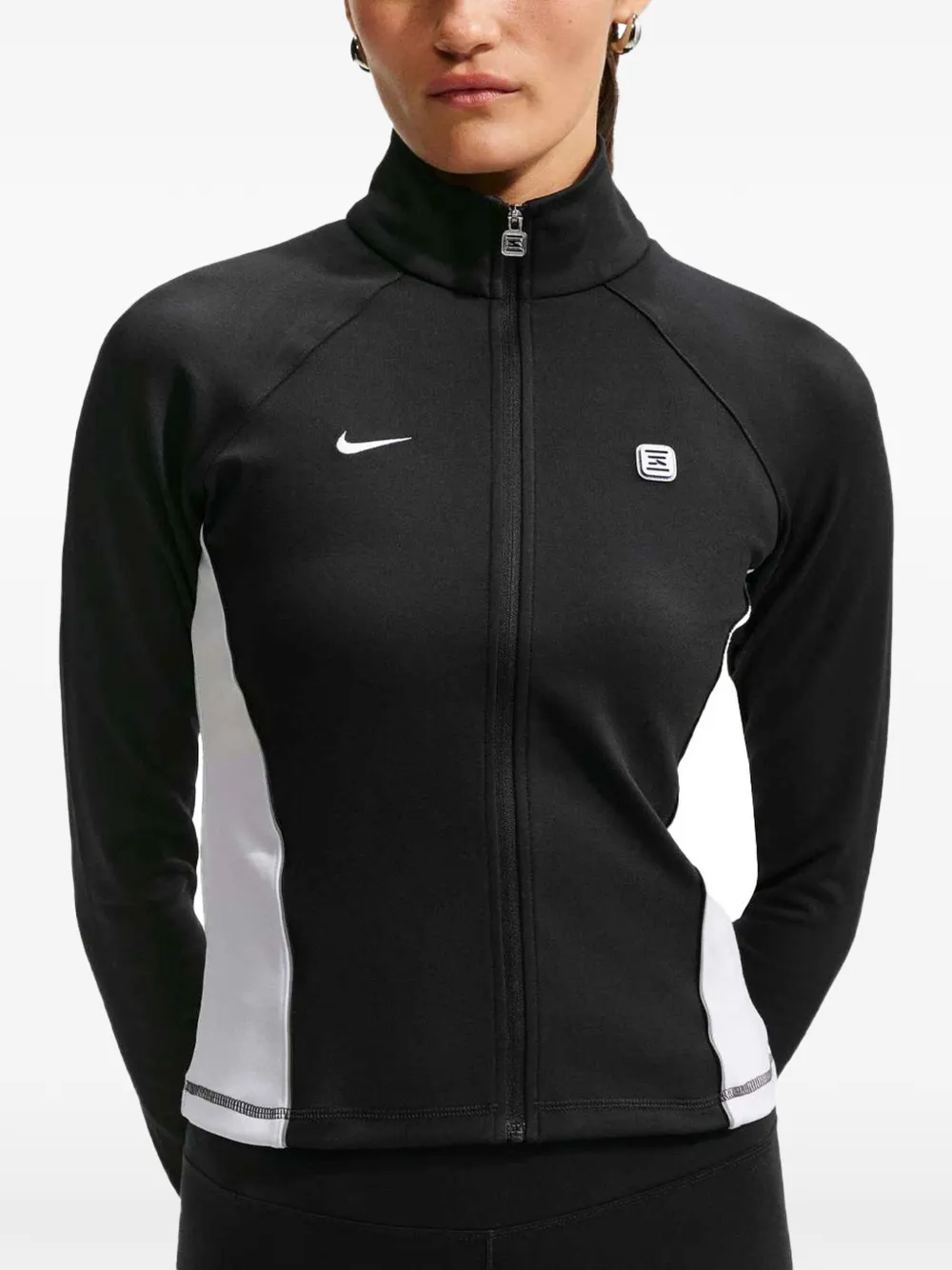 Nike Top met vlakken Zwart