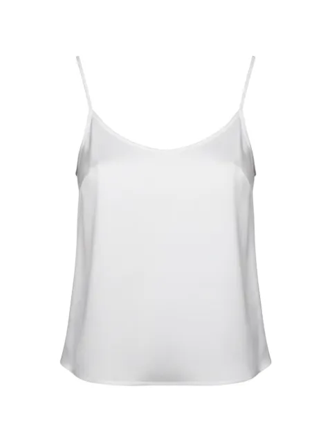 Black Label sleeveless scoop-neck top