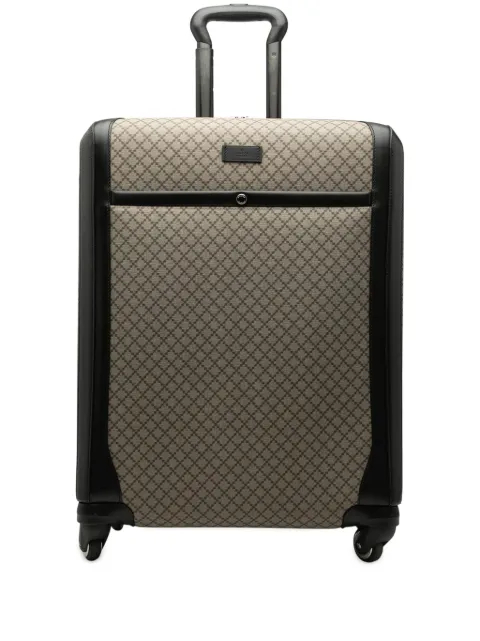 Gucci Pre-Owned bolsa de viaje Trolley de lona en rombos revestida 2000-2015