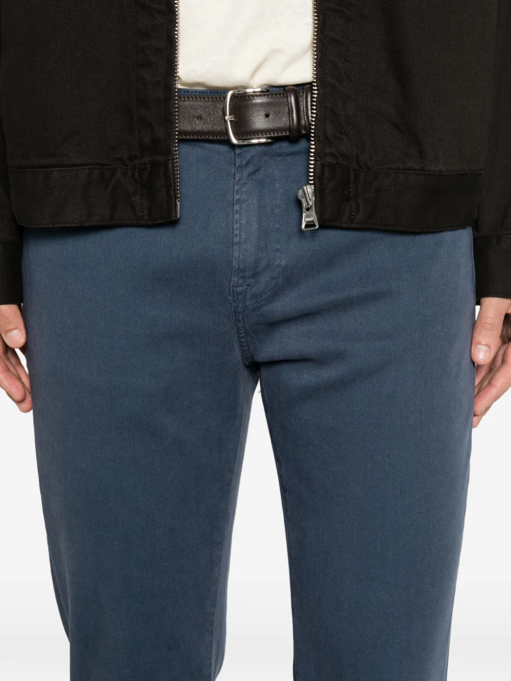 FRAME Broek met vijf zakken Blauw