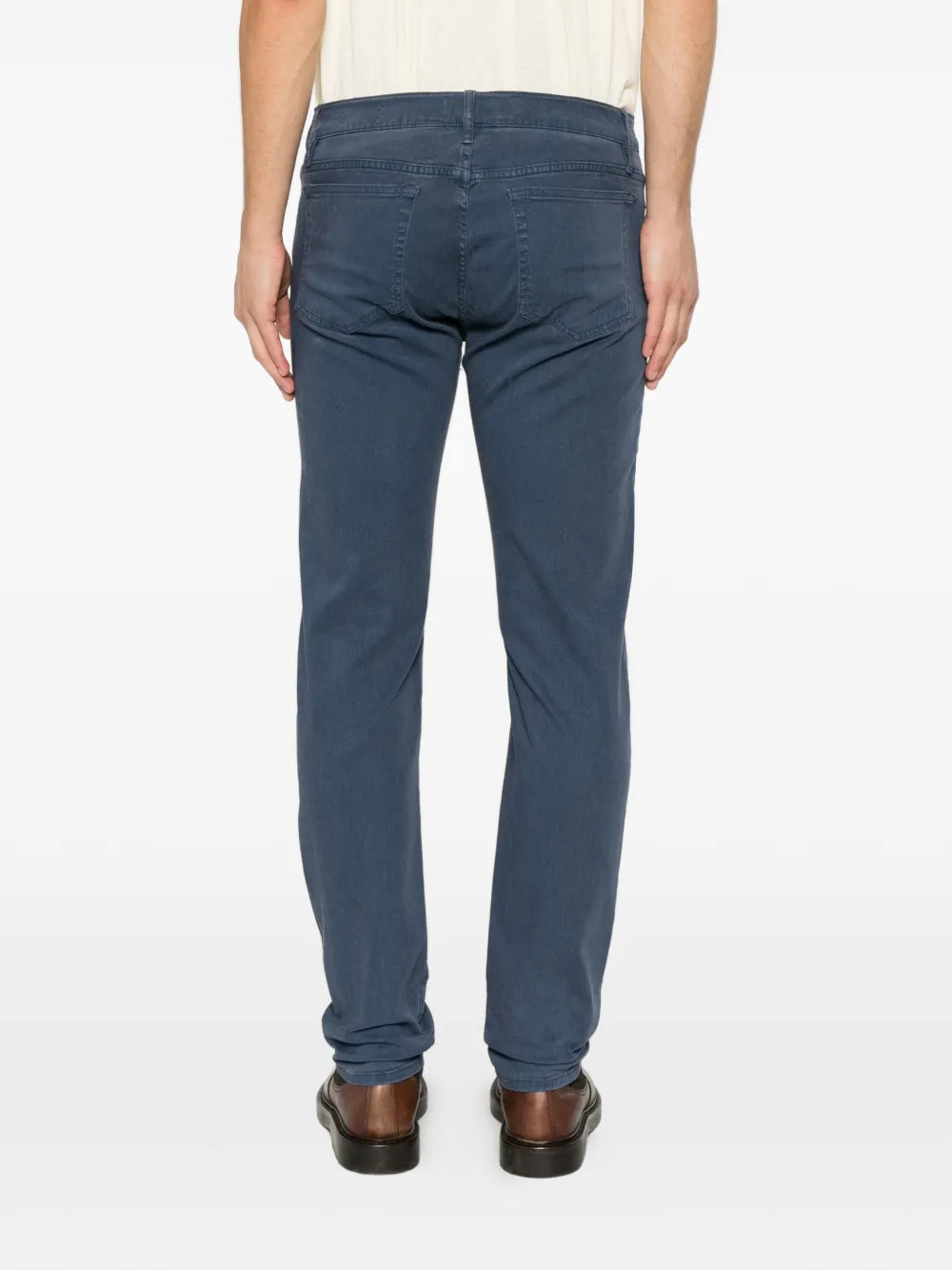 FRAME Broek met vijf zakken Blauw