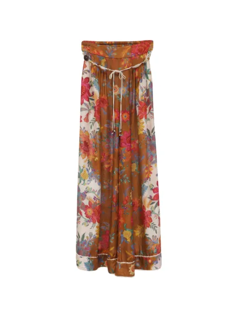 ZIMMERMANN Ginger floral-print trousers