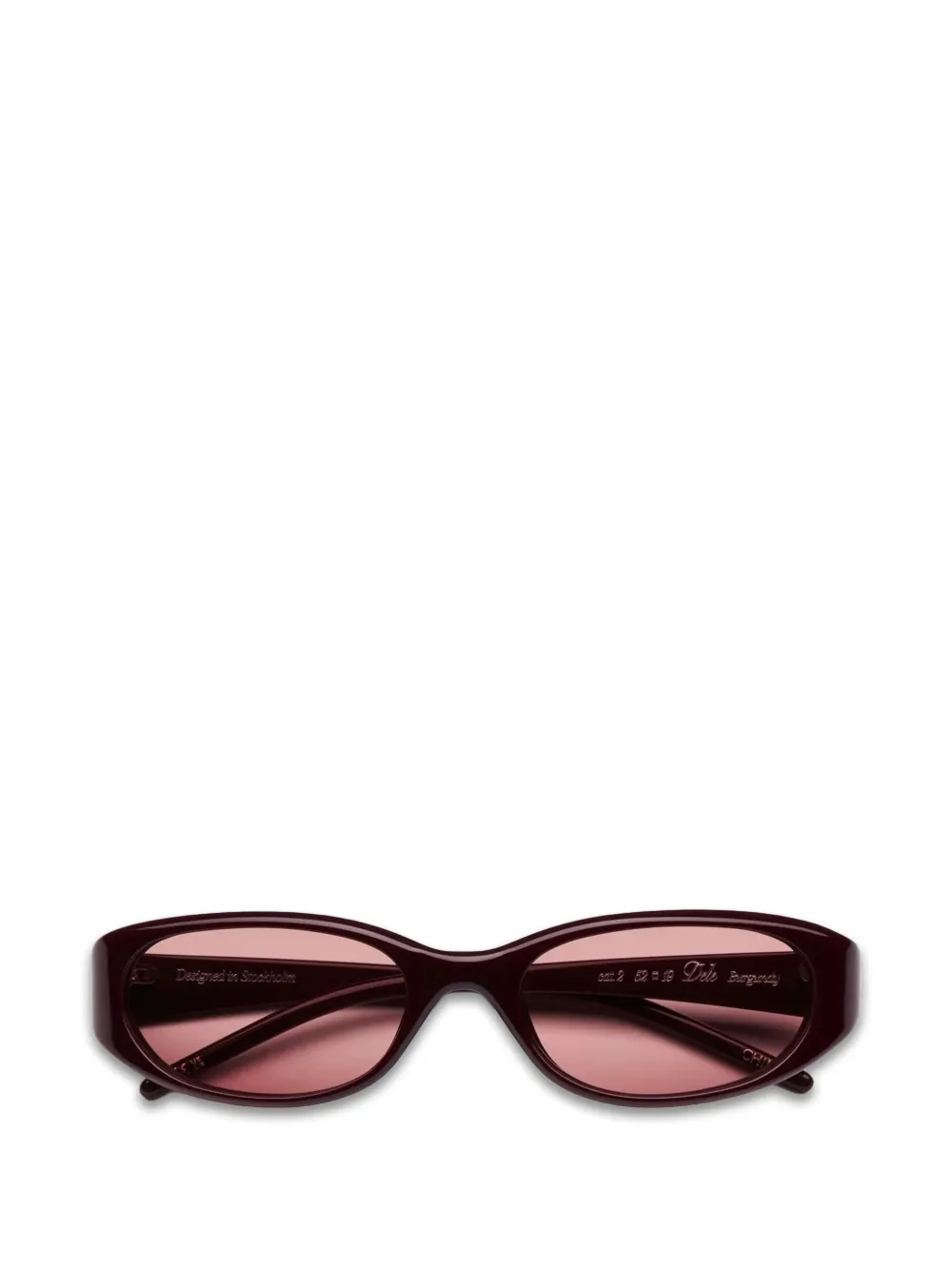 Chimi Dele oval-frame sunglasses - Rosso