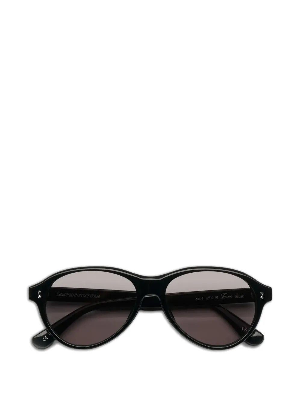 Chimi Tome oval-frame sunglasses - Nero