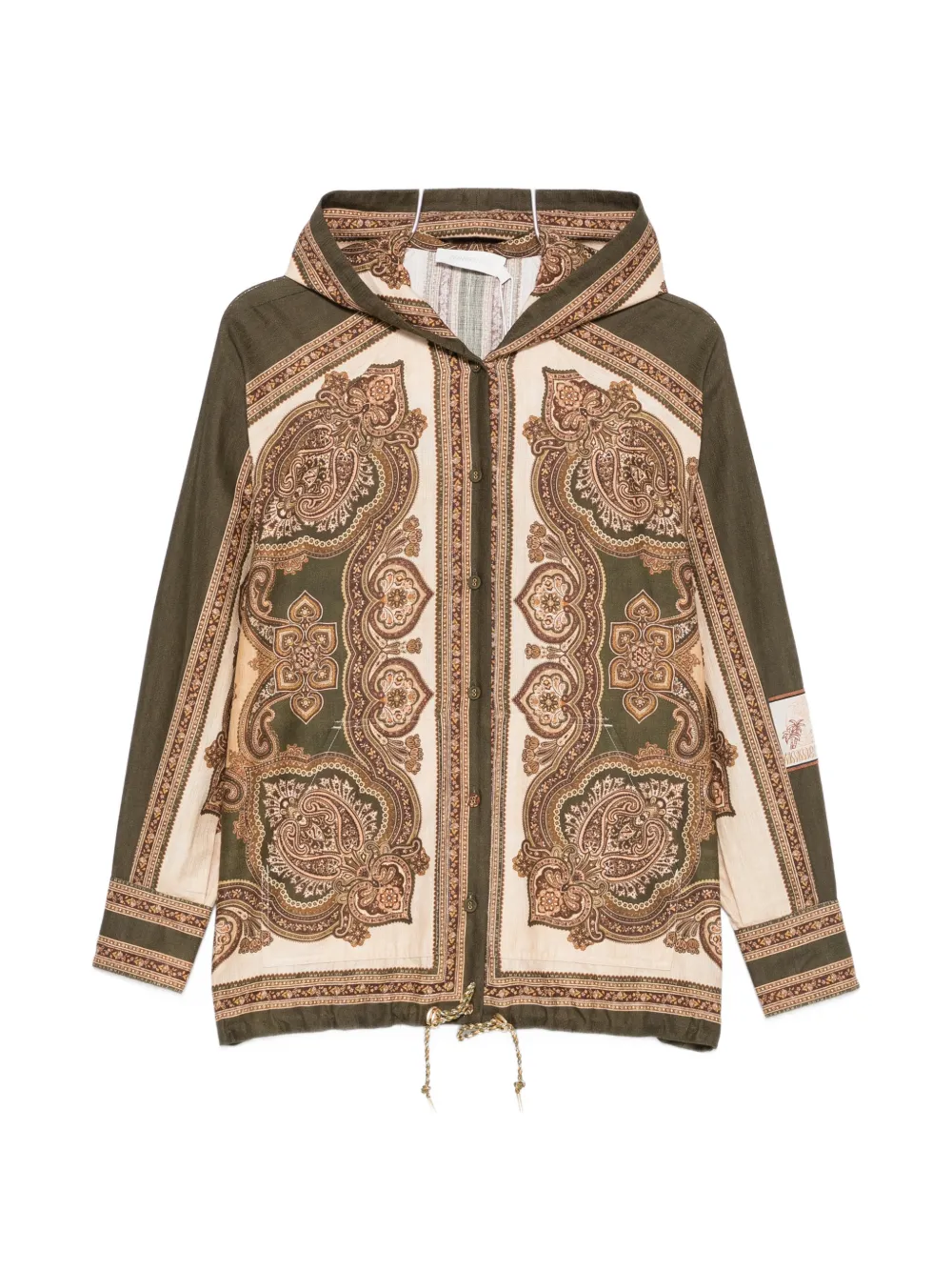 ZIMMERMANN Mahon paisley-print blouse - Green