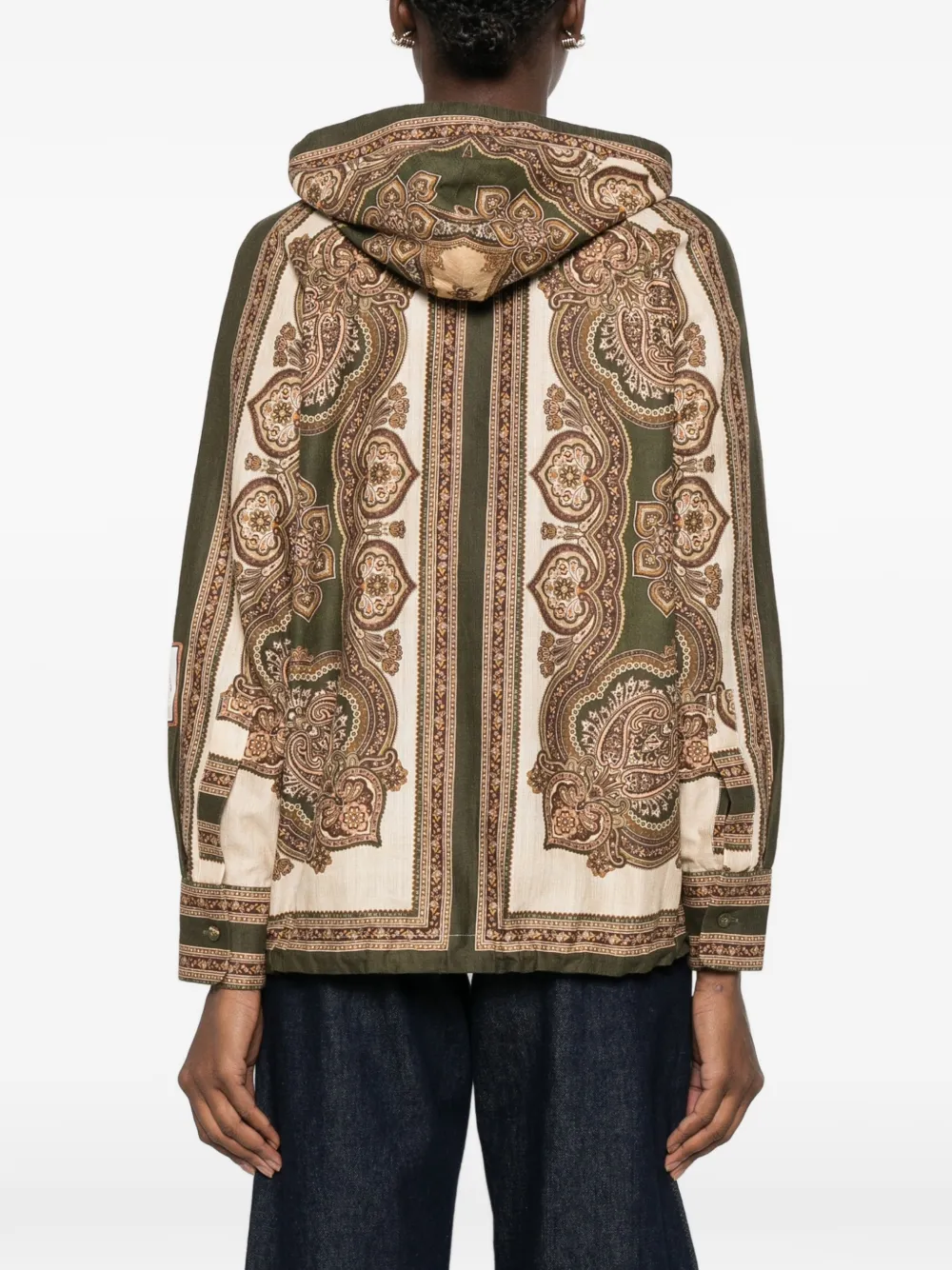 ZIMMERMANN Mahon blouse met paisley-print Groen