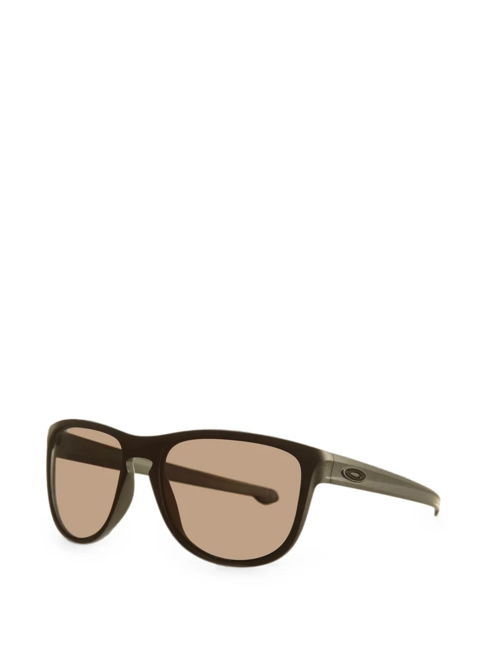 Oakley Silver zonnebril met rond montuur Zwart