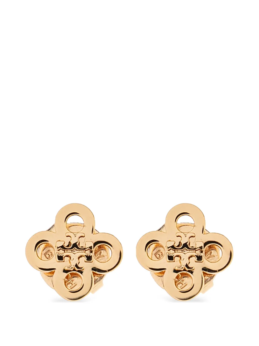Tory Burch Kira Clover stud earrings - Oro