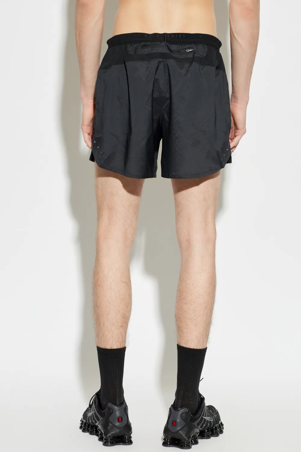 Nike Shorts met trekkoordtaille en vlakken Zwart