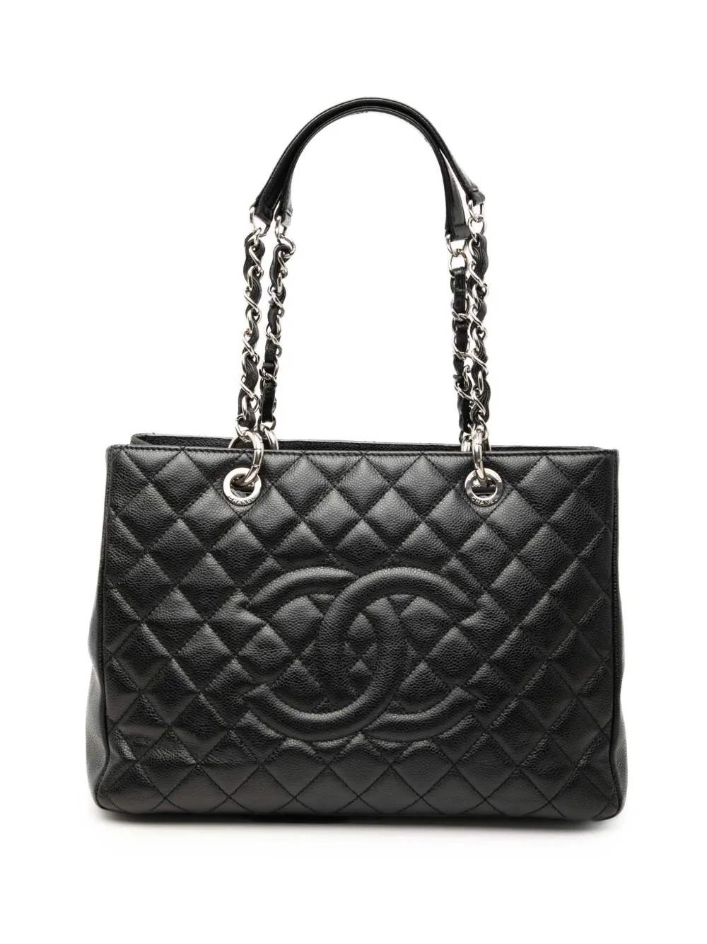 CHANEL Pre-Owned 2012 Caviar Grand Shopping tote bag - Schwarz
