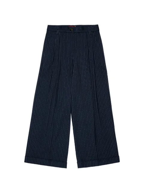 MAX&Co. Kids pantalones con motivo de rayas diplomáticas