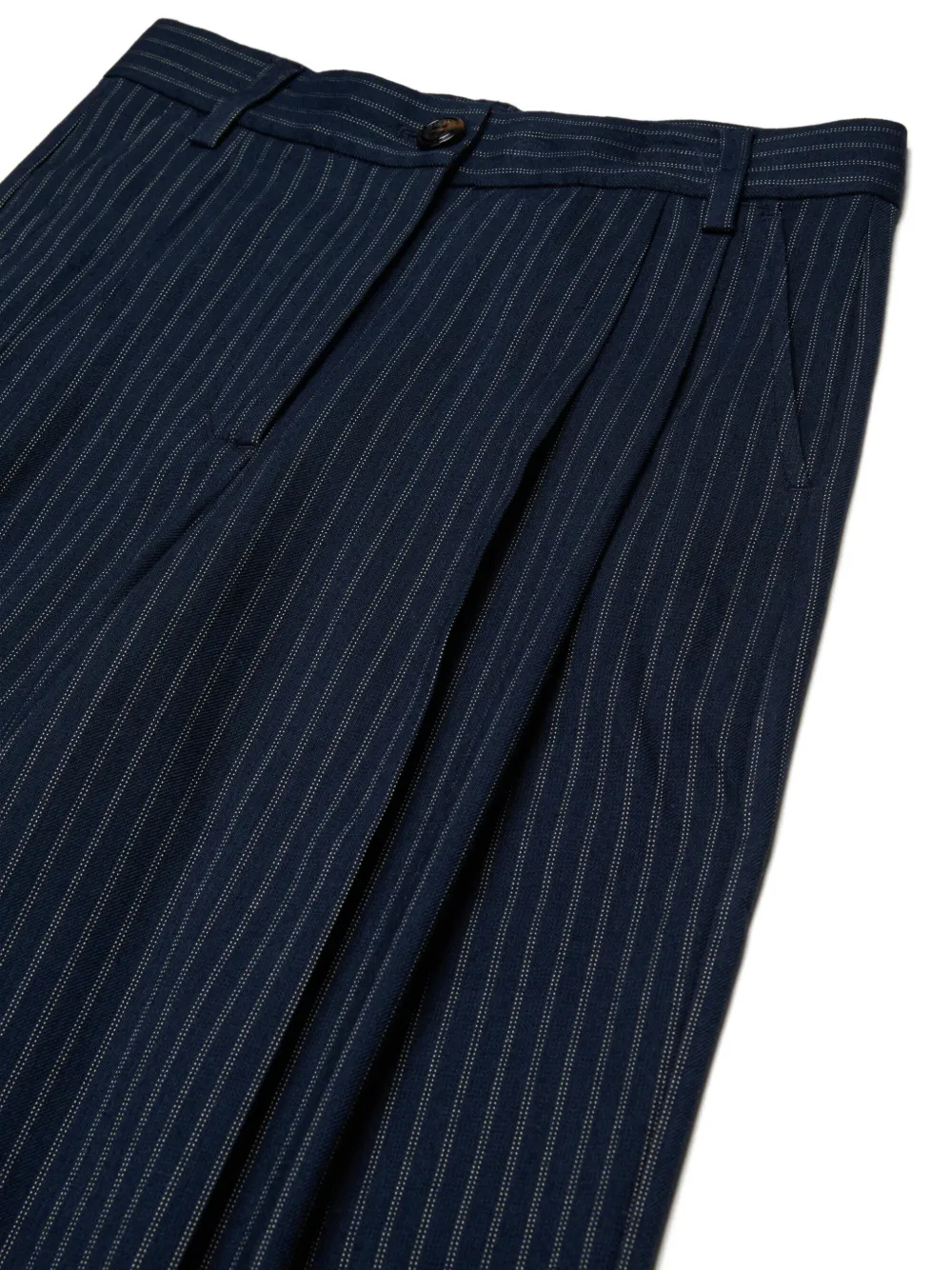 MAX&Co. Kids Broek met krijtstreep Blauw