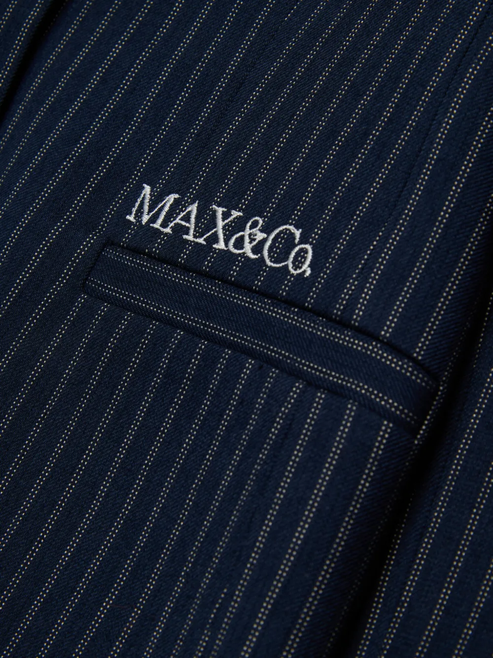 MAX&Co. Kids Blazer met krijtstreep Blauw