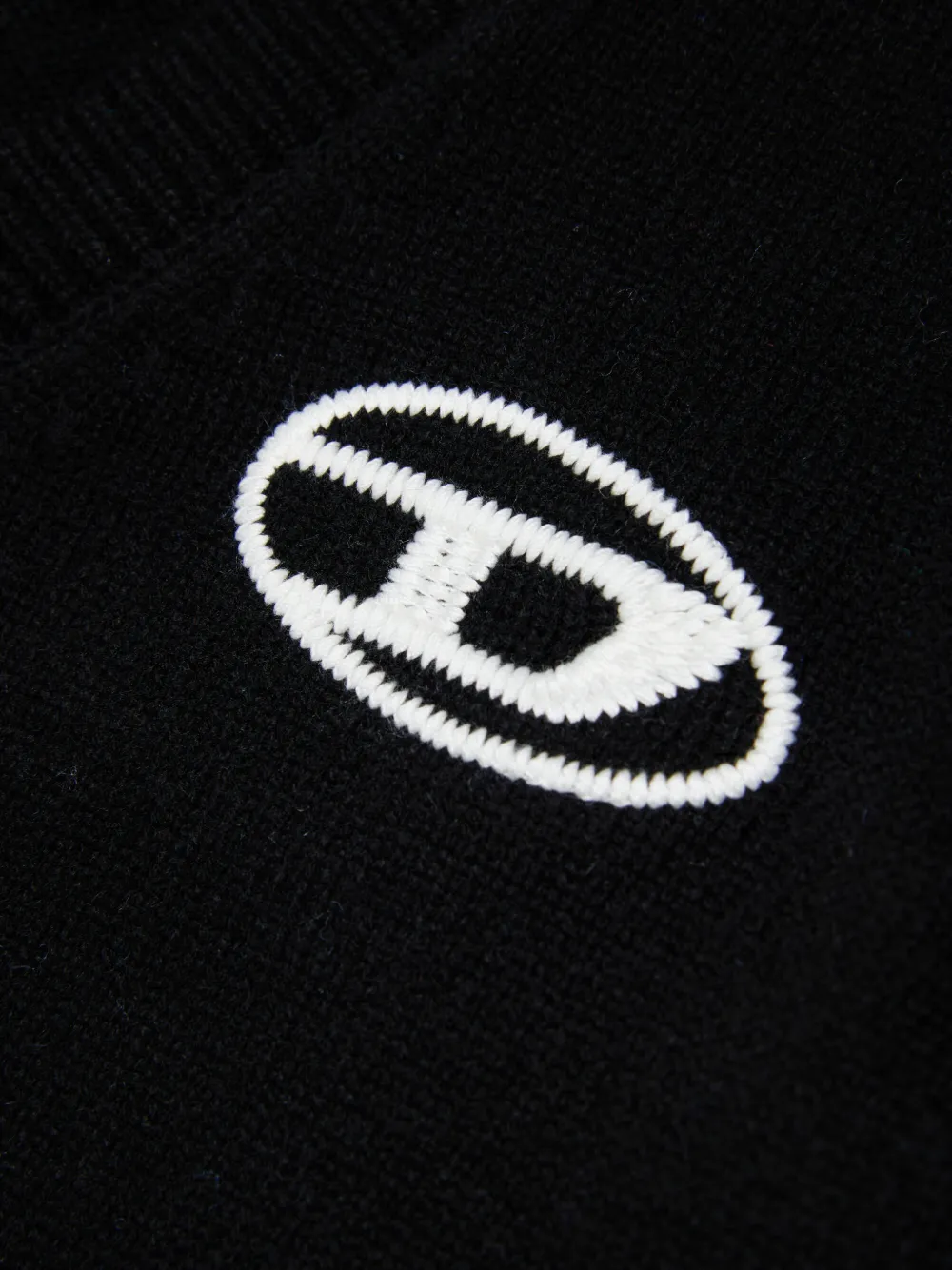 Diesel Kids Vest met geborduurd logo Zwart