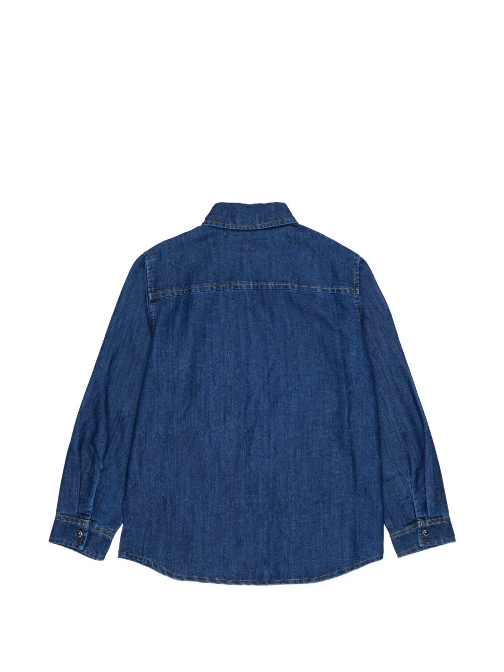 Diesel Kids Shirt met geborduurd logo Blauw