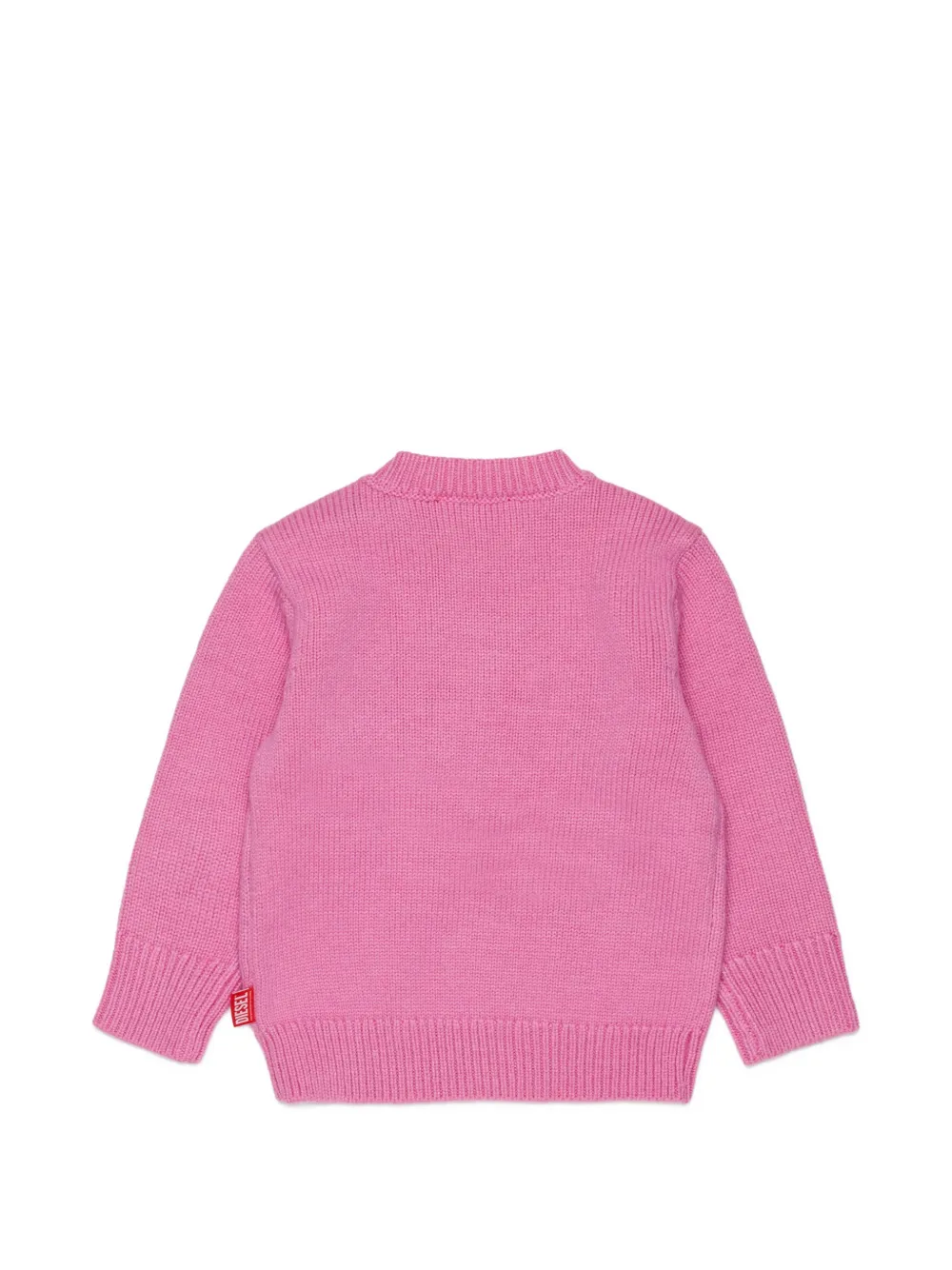 Diesel Kids Trui met geborduurd logo Roze