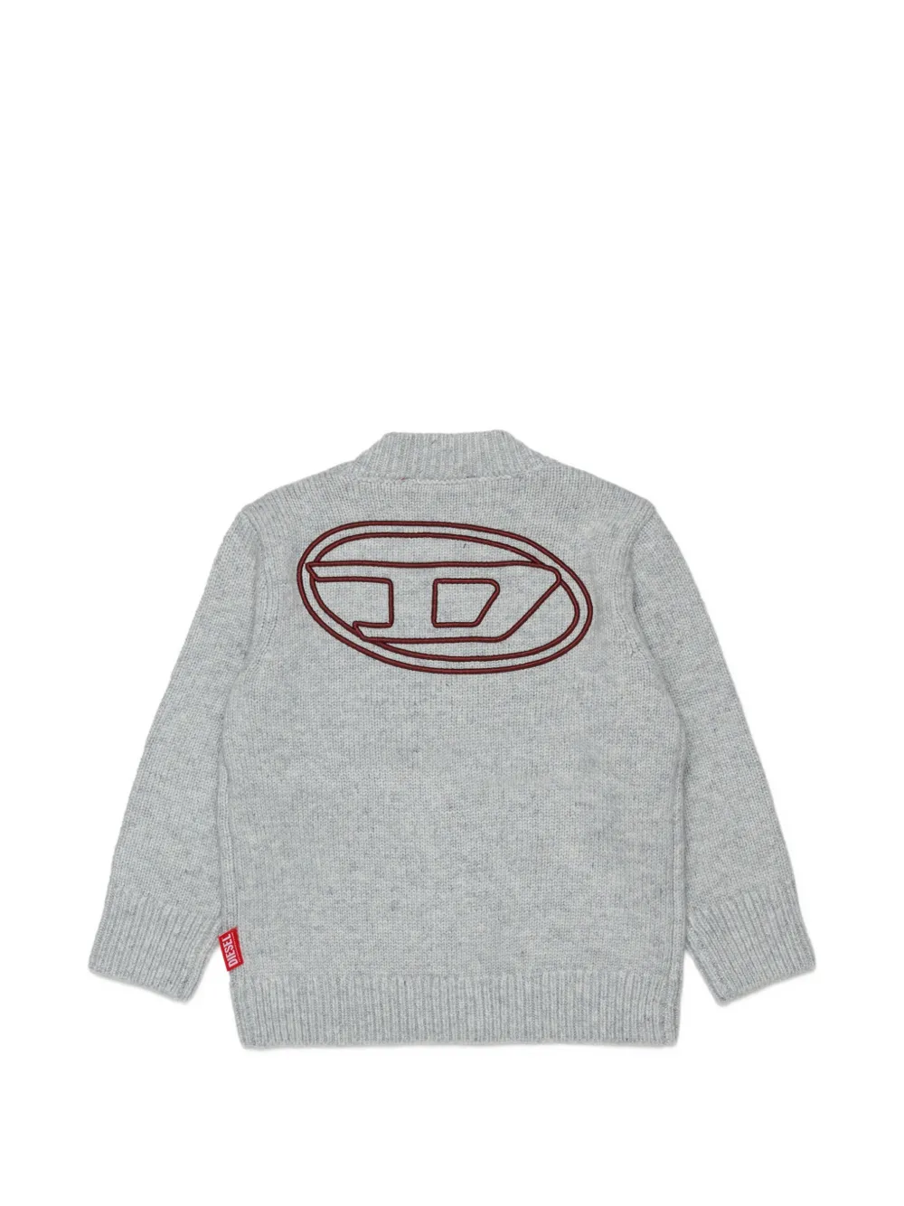 Diesel Kids Vest met geborduurd logo Grijs