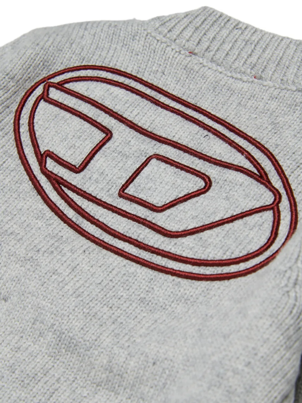 Diesel Kids Vest met geborduurd logo Grijs
