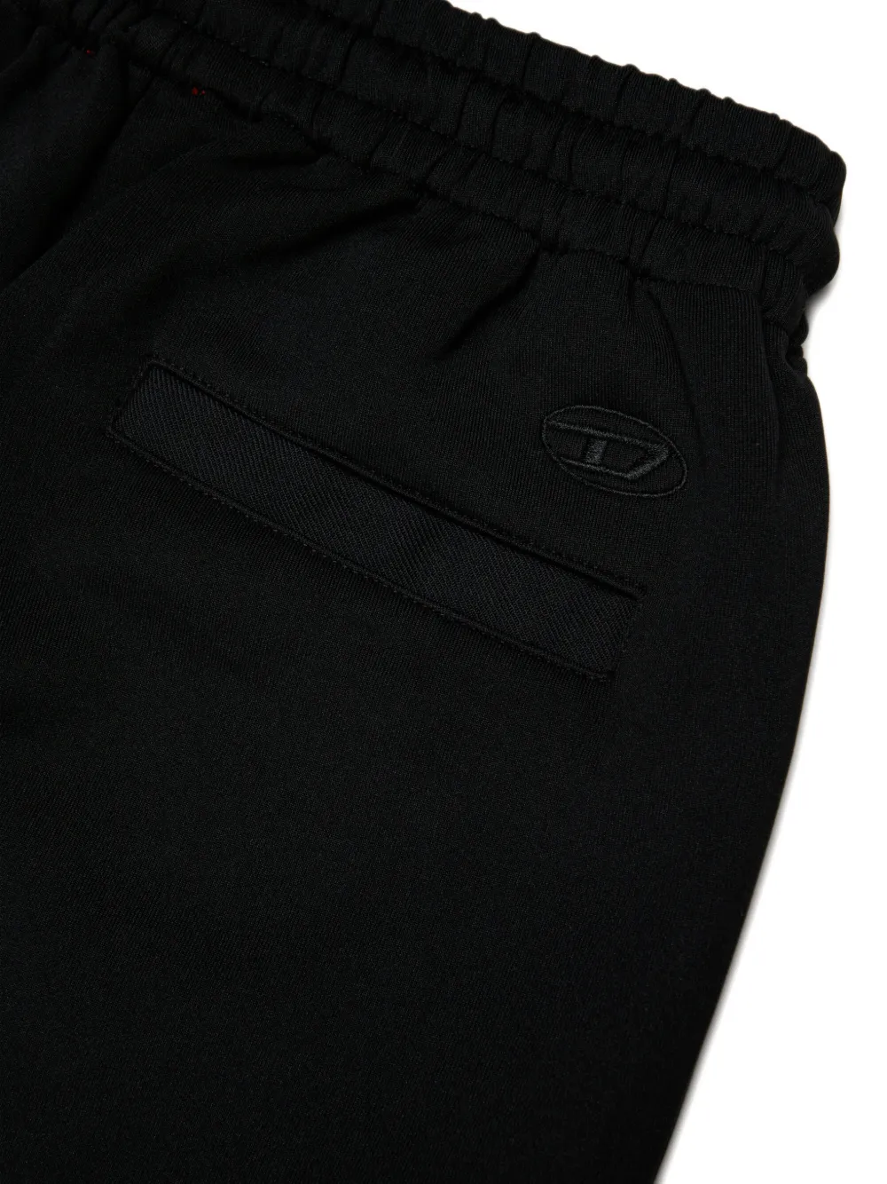 Diesel Kids Broek met trekkoordtaille Zwart