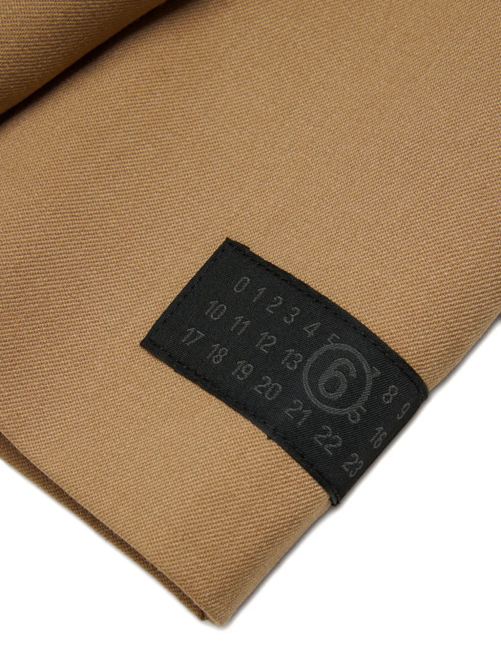 MM6 Maison Margiela Kids Blazer met gekerfde revers en logo-patch Bruin