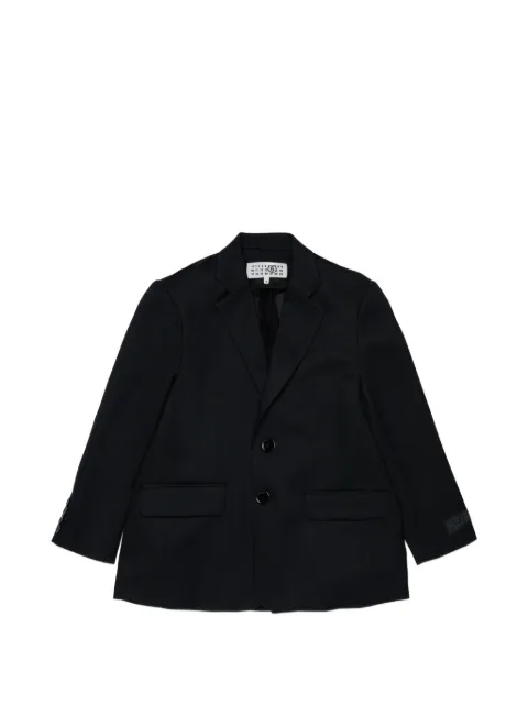 MM6 Maison Margiela Kids open-back notched-lapel blazer