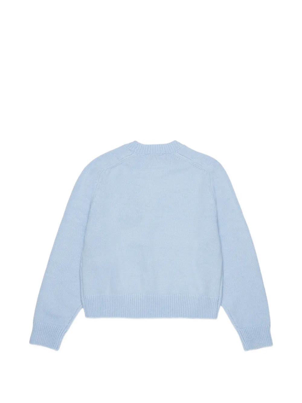 Diesel Kids Trui met geborduurd Oval D-logo Blauw