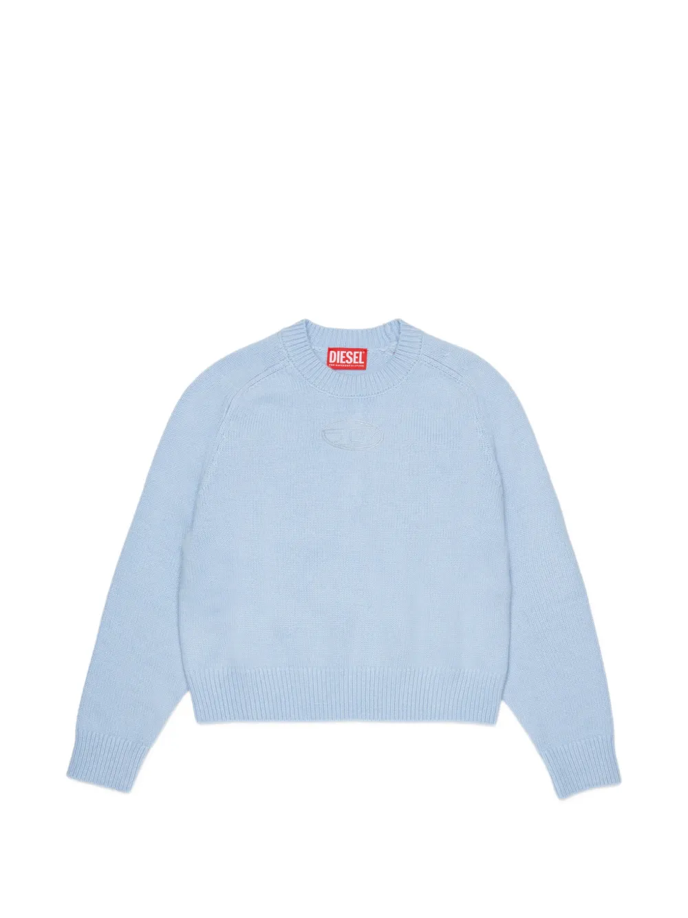 Diesel Kids Maglione con ricamo Oval D - Blu