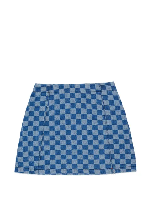 MAX&Co. Kids falda corta con motivo de cuadros
