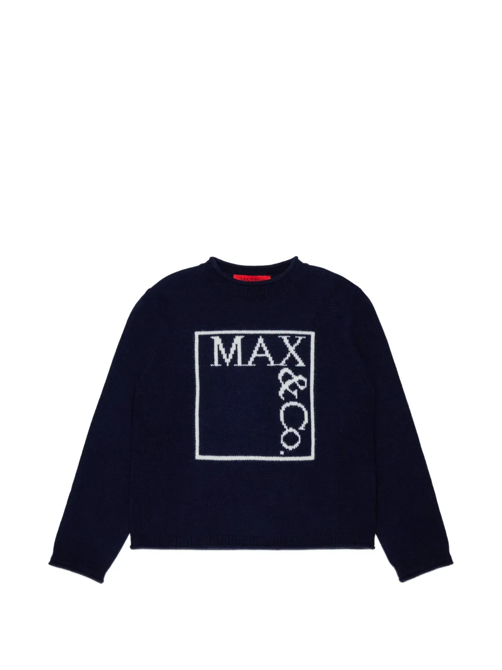 MAX&Co. Kids Maglione con logo - Blu