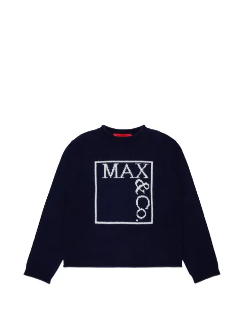 MAX&Co. Kids 로고 디테일 스웨터