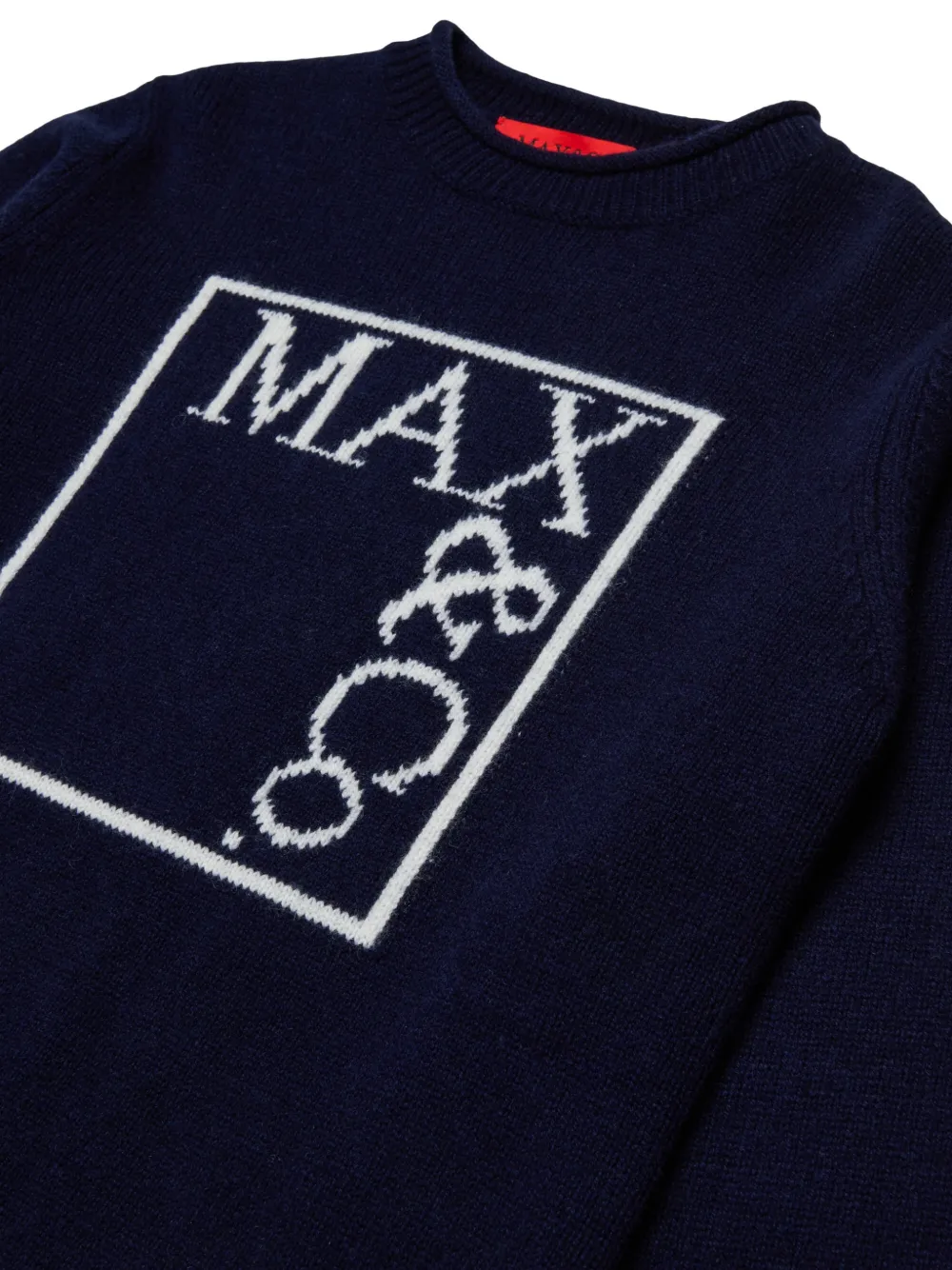MAX&Co. Kids Trui met logo Blauw