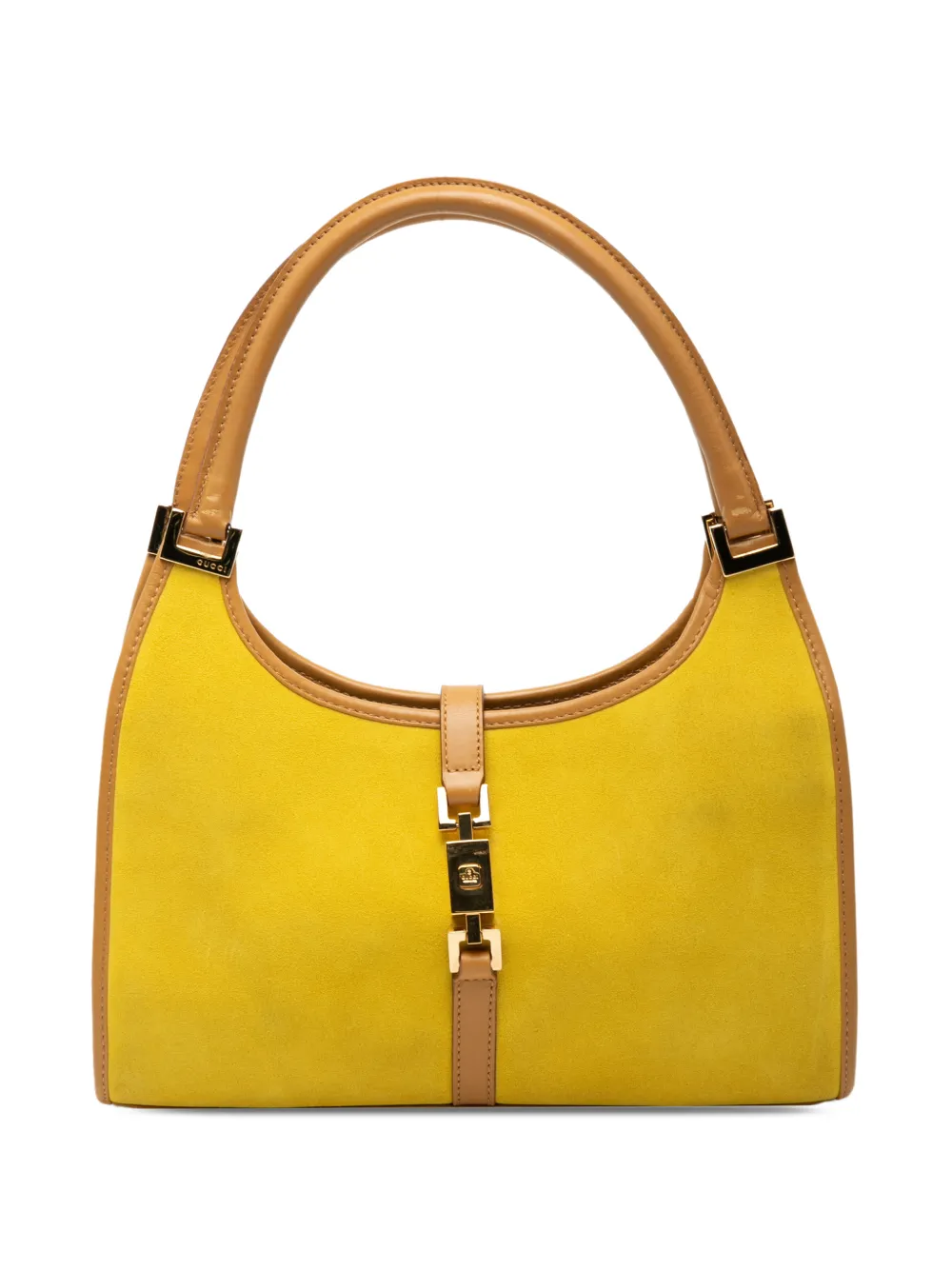 Gucci Pre-Owned 2000-2015 Suede Jackie Bardot handbag - Giallo