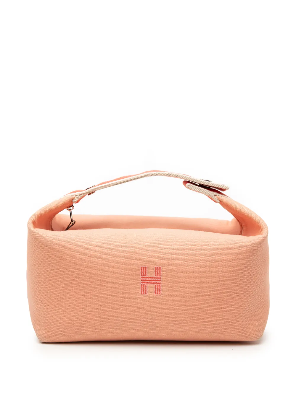 Hermès Pre-Owned 2000-2026 Large Toile Bride A Brac Case vanity bag - Rosa
