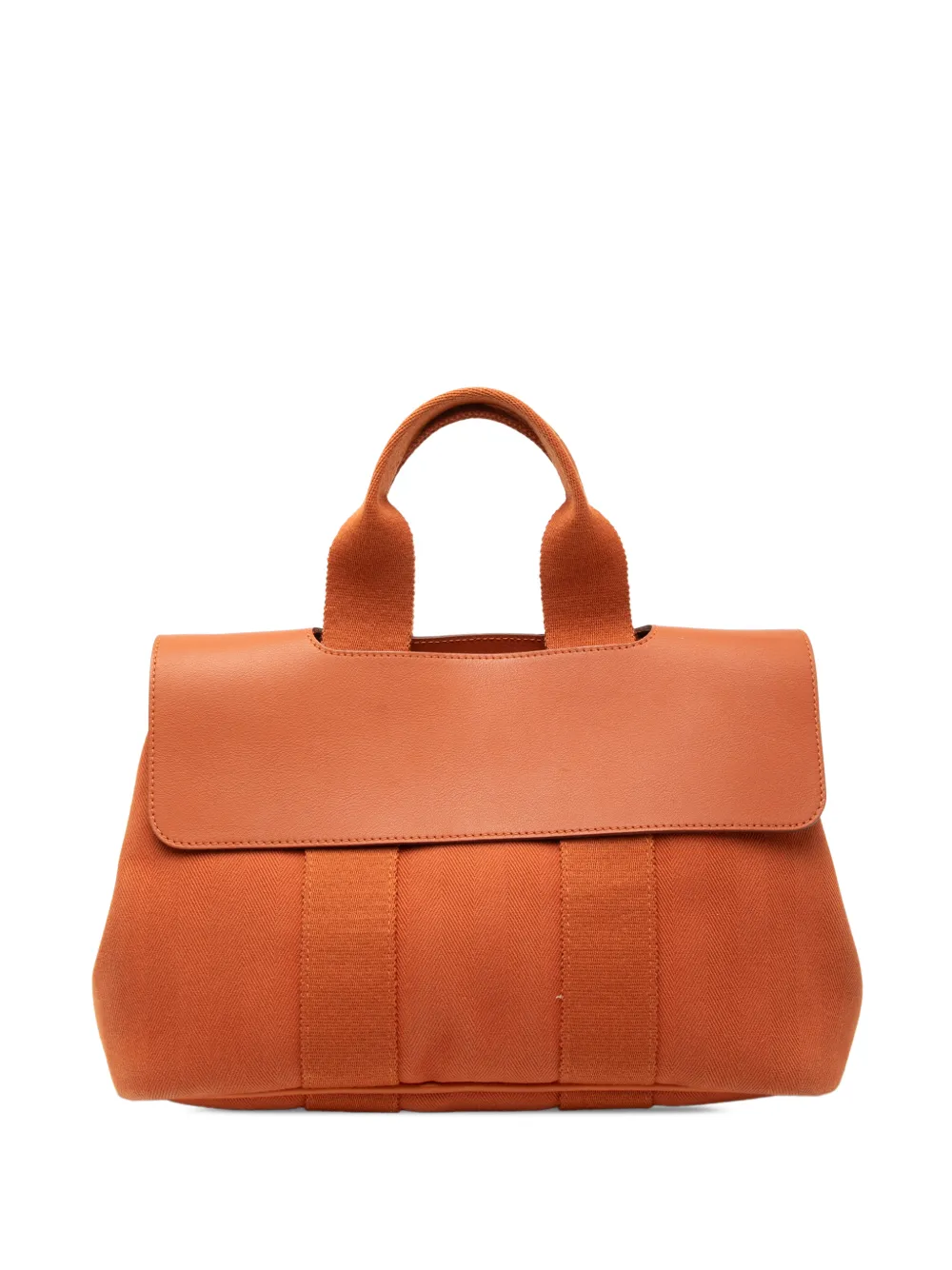Hermès Pre-Owned 1997-2014 Toile and Swift Valparaiso PM handbag - Arancione