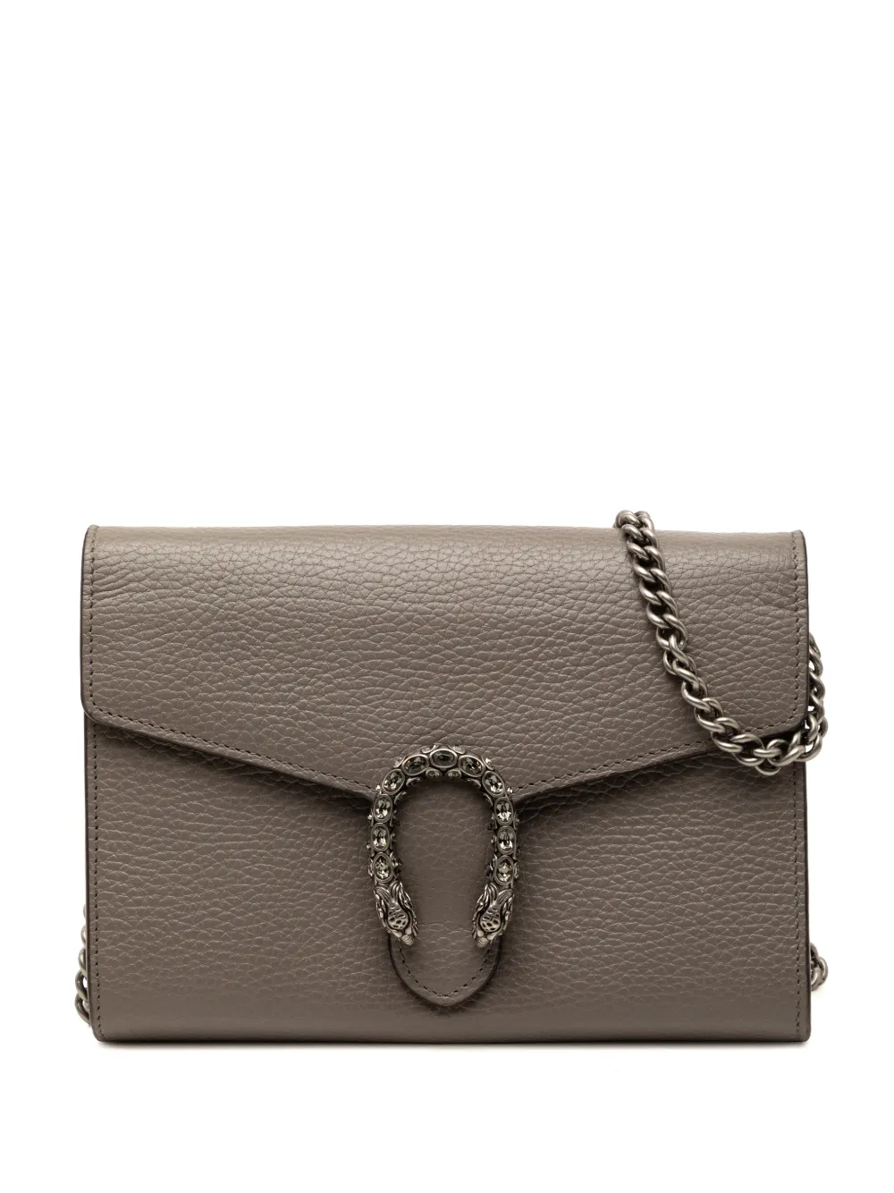 Gucci Pre-Owned 2016-2026 Calfskin Dionysus Wallet on Chain crossbody bag - Marrone