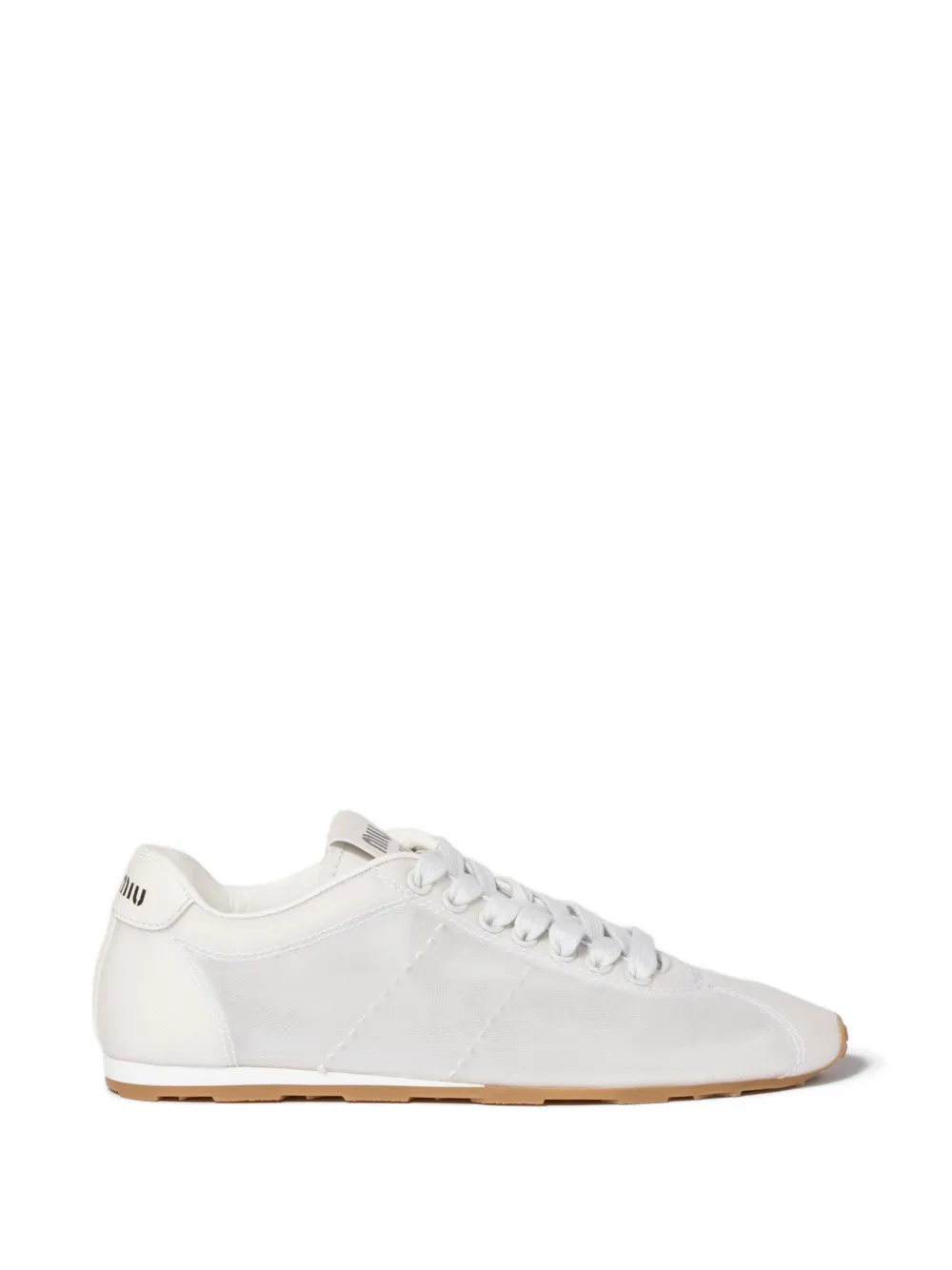 Miu Plume mesh sneakers Wit