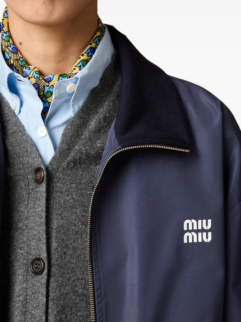Miu Jack met logopatch Blauw