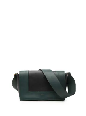 Celine Pre-Owned 2012 バイカラー ラムスキン ソロ クラッチバッグ